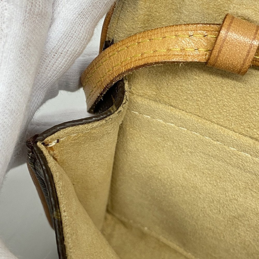 LOUIS VUITTON Authentic Brown Monogram Pochette S… - image 8